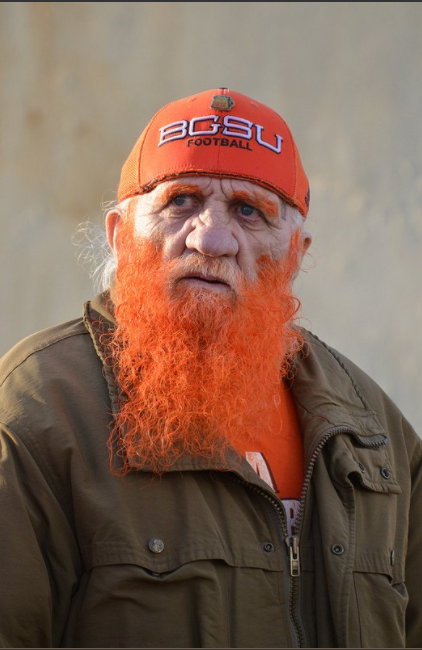 BGSU superfan Paul Drain - Blue - Snakeman Memorial Service Information