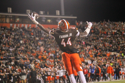 What is Harold Fannin jersey number with Cleveland Browns?