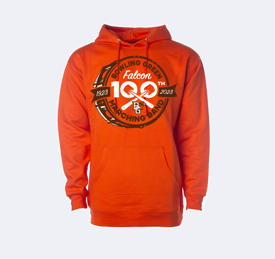 Bowling Green Falcon Marching Band Hooded Sweatshirt โ BGSU