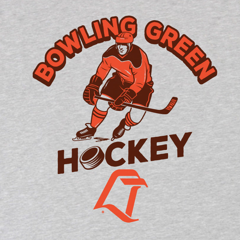 BGSU Falcons Hockey Vintage LT Logo T-Shirt