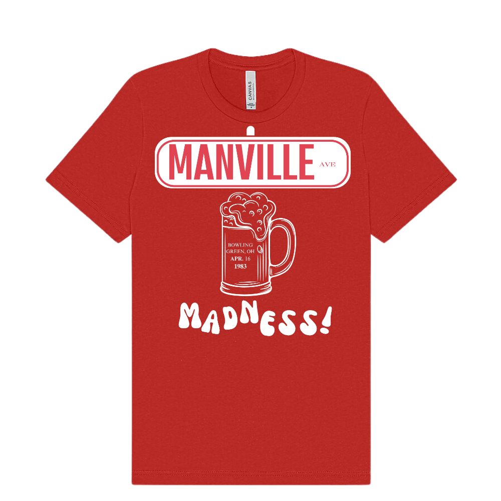 Bowling Green Manville Madness Red T-shirt
