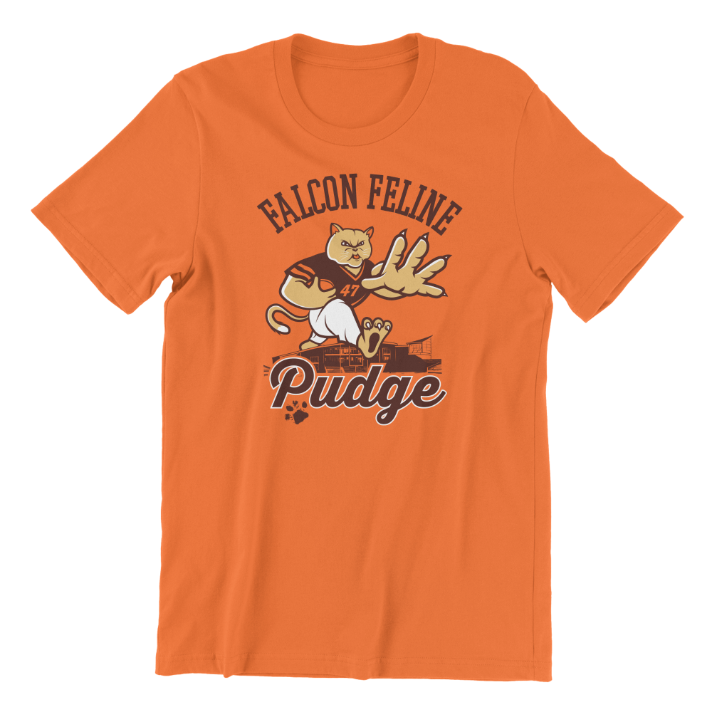 Pudge the Cat BGSU Falcons T-shirt