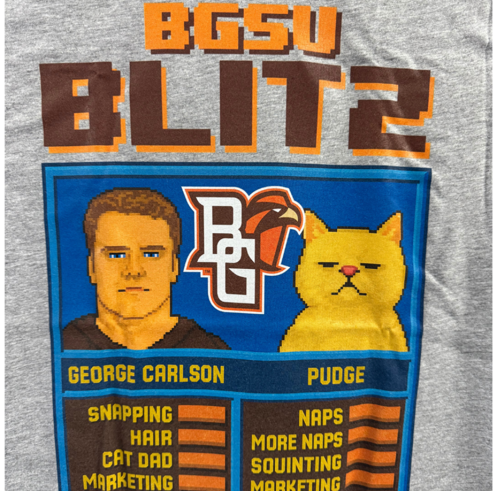 Bowling Green Pudge Cat George Carlson t-shirt