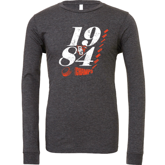 BGSU Falcons Hockey 1984 National Championship Long Sleeve