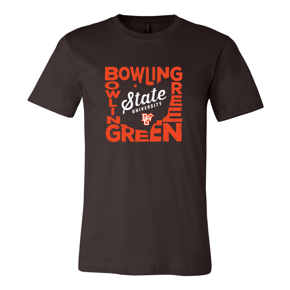 Bowling Green Falcons Ohio T-shirt Brown