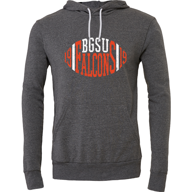 BGSU Football Hoodie Pigskin Design