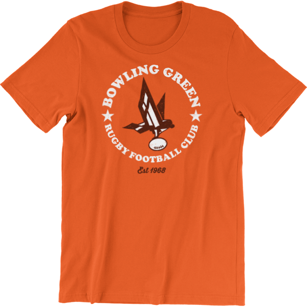 Bowling Green Rugby Logo Orange T-Shirt