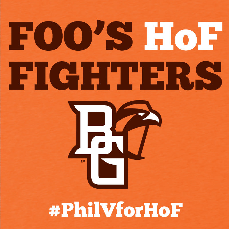 BGSU Phil Villapiano Hall of Fame Orange T-Shirt