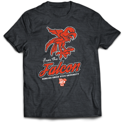 BGSU Freddie Falcons T-Shirt Heather Gray