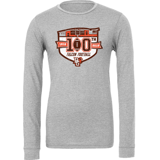 BGSU Falcons Football 100 Years Tribute Long Sleeve T-shirt