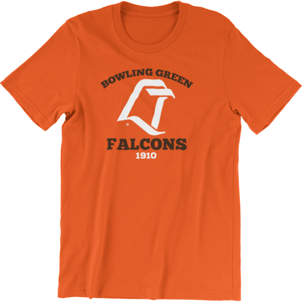 BGSU Falcons Vintage LT Logo T-Shirt Orange