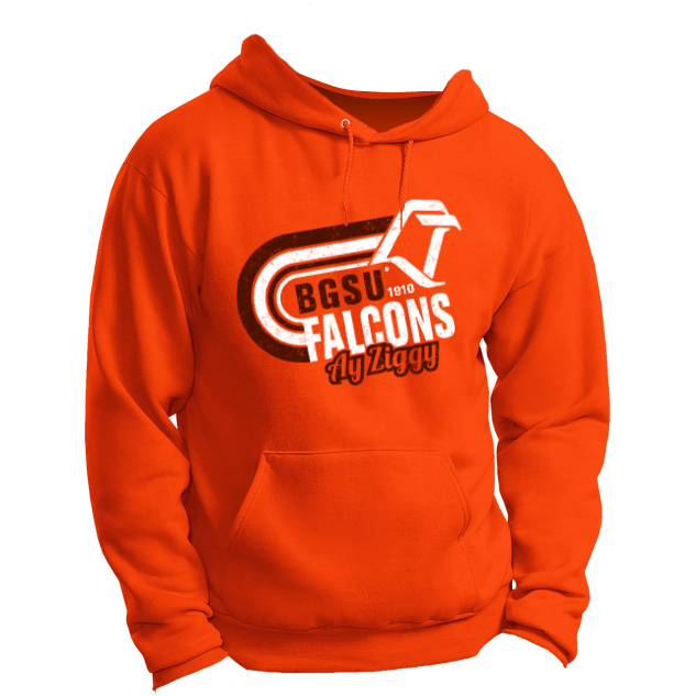 BGSU Falcons Ay Ziggy LT Logo Hoodie