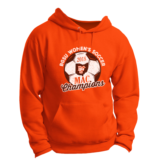 BGSU Falcons Women's Soccer MAC Champs Hoodie - TEAM / F&F ONLY