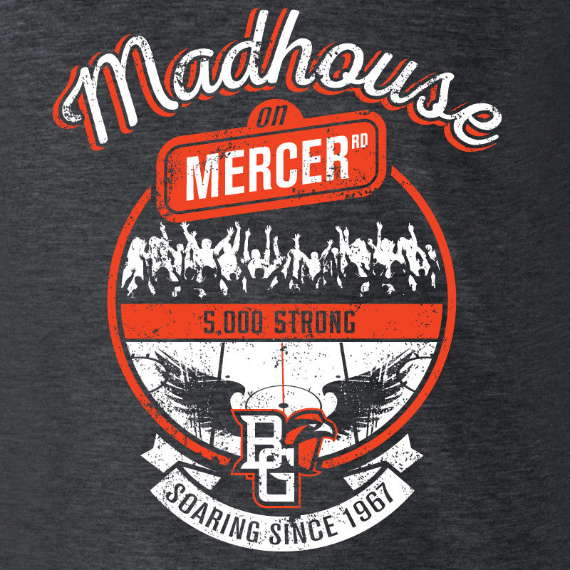 Bowling Green Falcons Hockey Madhouse on Mercer Long Sleeve T-Shirt