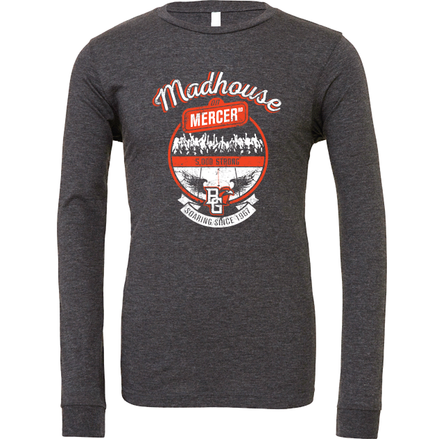 BGSU Falcons Hockey Madhouse on Mercer Long Sleeve T-Shirt