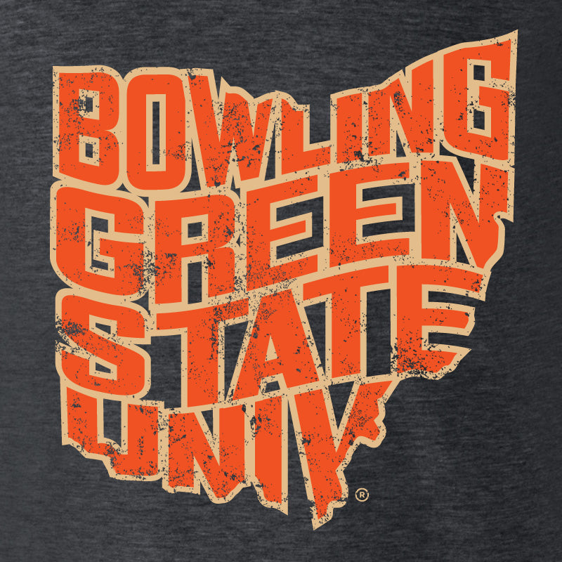 BGSU Falcons Ohio Pride T-Shirt Dark Gray Heather