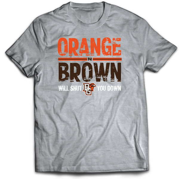 BGSU Falcons Football Since 1919 T-Shirt Heather Brown / XL