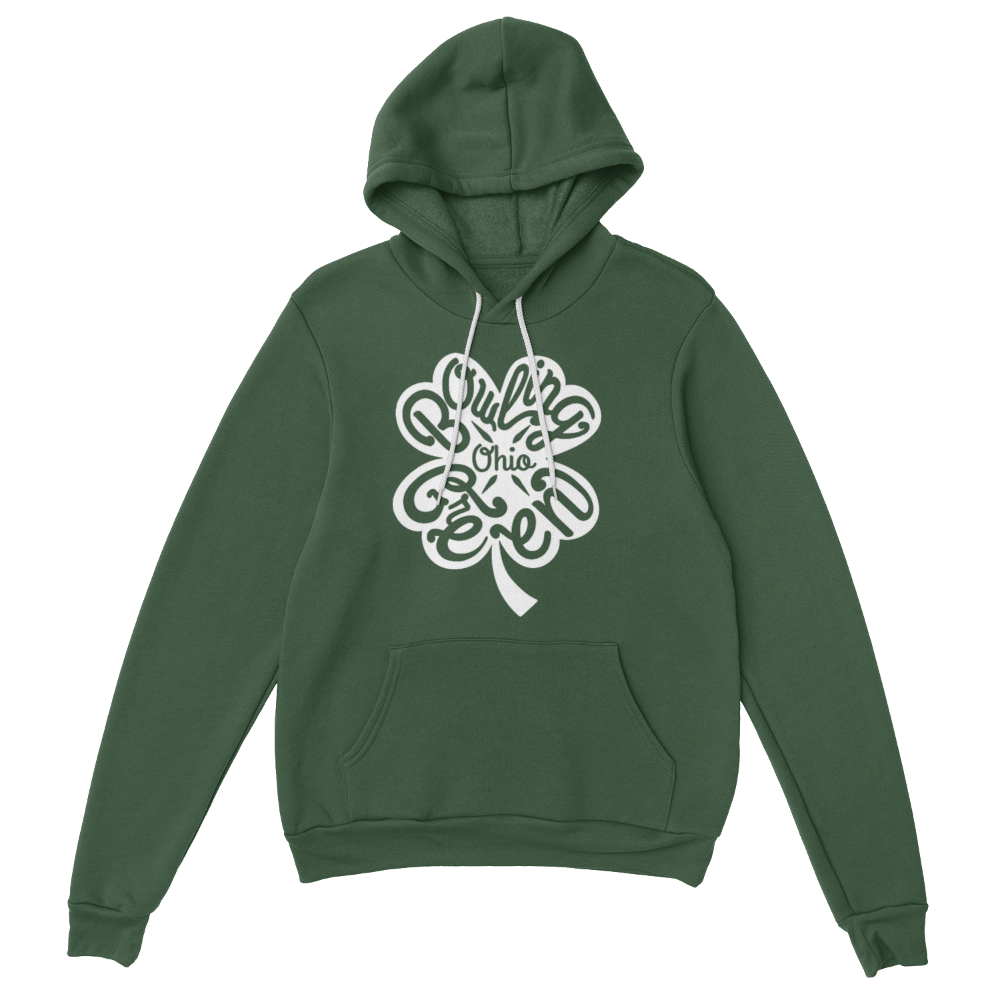 BGSU Falcons Patrick's Day Clover Hoodie โ BGSU Apparel at