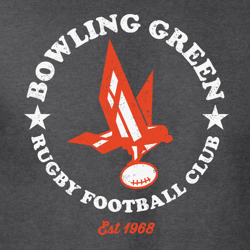 Bowling Green Rugby Club Long Sleeve T-Shirt Dark Gray Heather