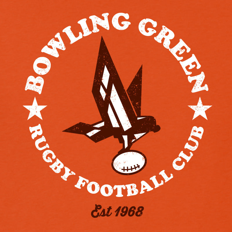 Bowling Green Rugby Logo Orange T-Shirt