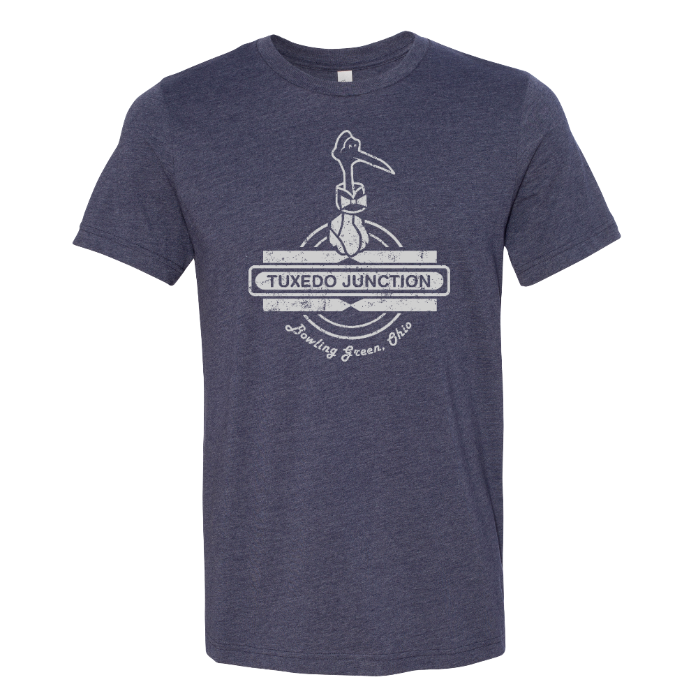 Bowling Green Tuxedo Junction T-shirt Heather Navy