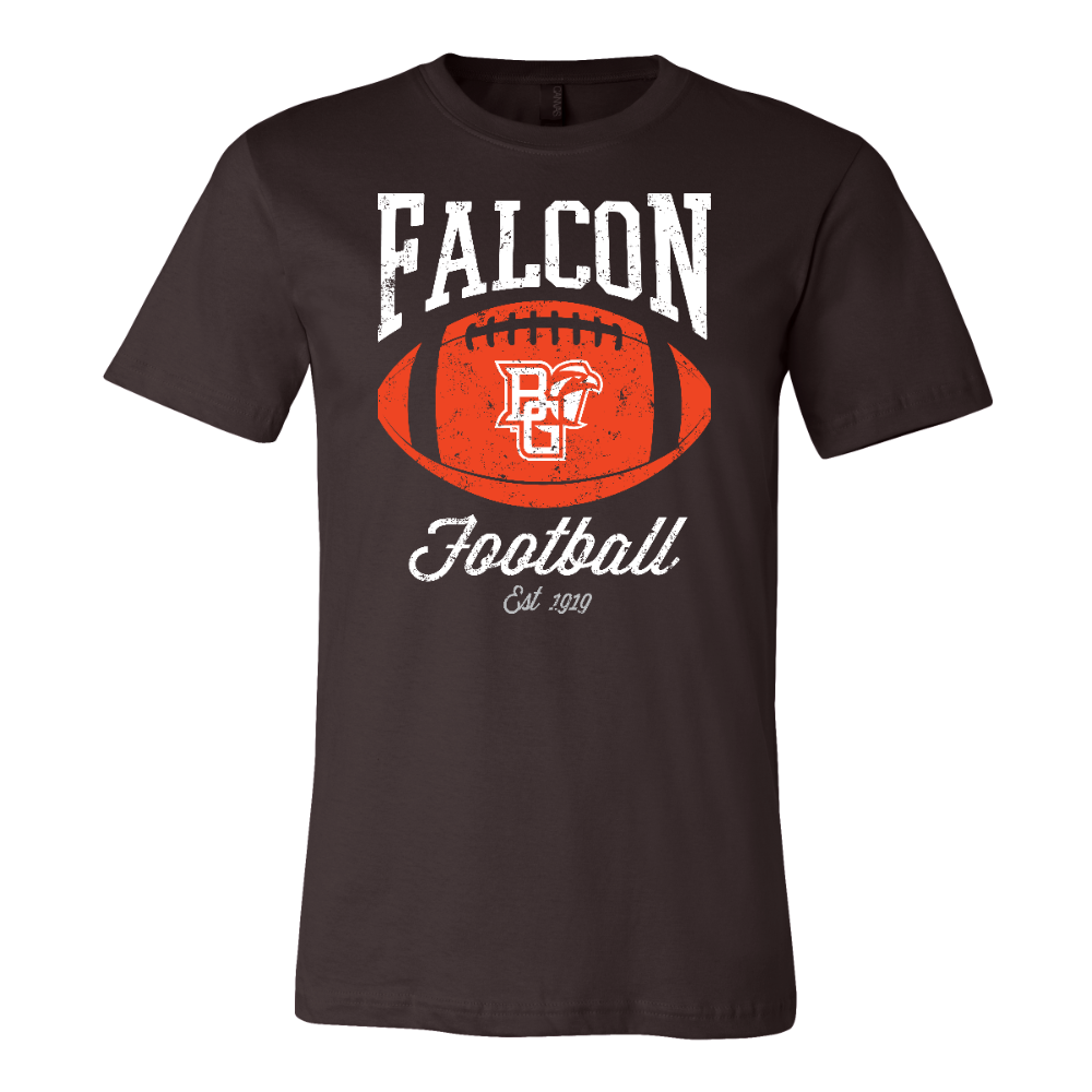 BGSU Falcon Football Pigskin T-Shirt