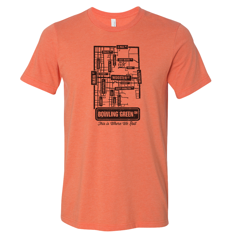 The Streets of Bowling Green T-Shirt – BGSU Apparel at Bowling