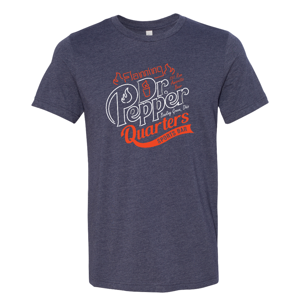 Bowling Green Campus Quarters Flaming Dr. Pepper T-Shirt