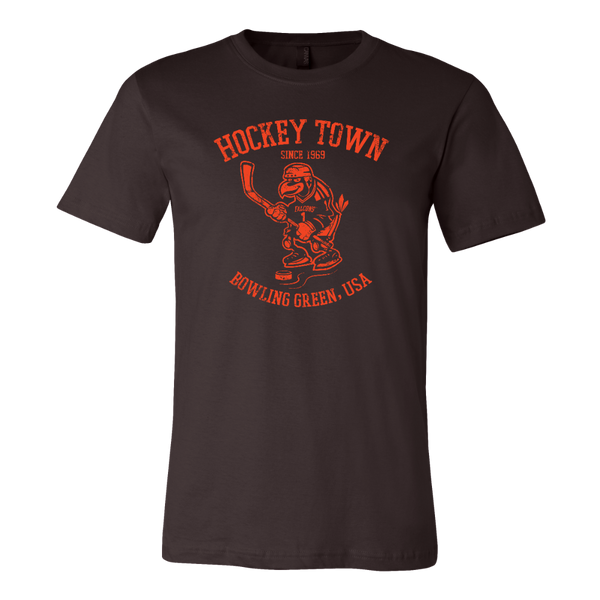 Bgsu Falcons Hockey Vintage LT Logo T-Shirt Athletic Heather / 4XL