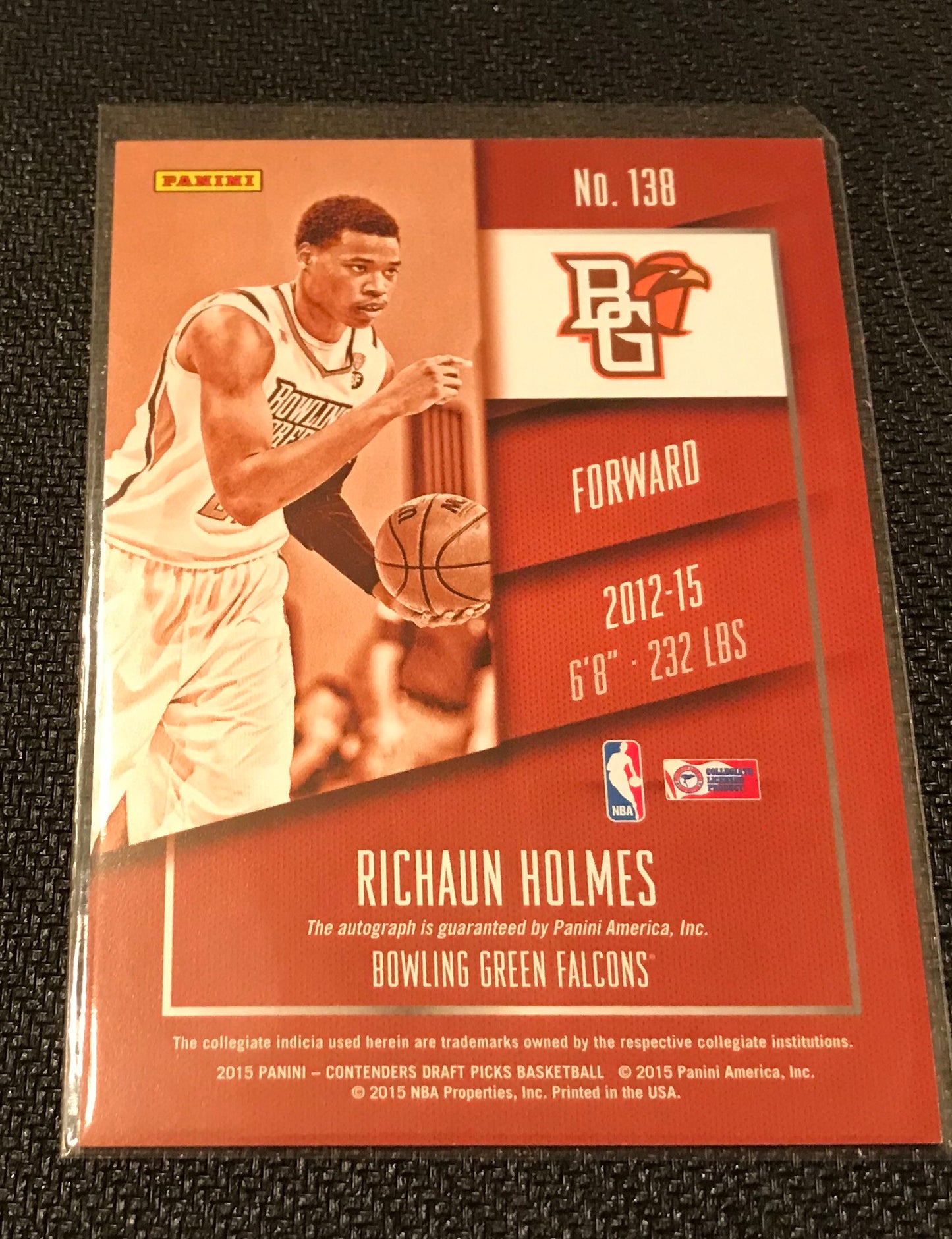 2015-16 Panini Contenders Richaun Holmes Rookie Auto