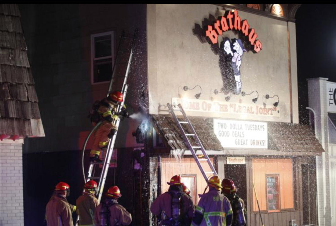 Bowling Green Brathaus bar fire video (Sent-Tribune)