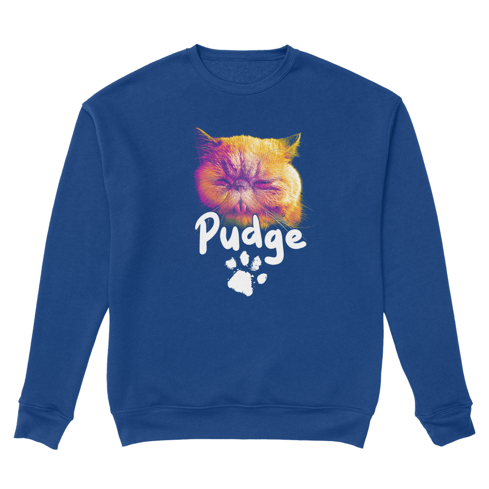 BGSU Pudge Real Pic Blue Sweatshirt