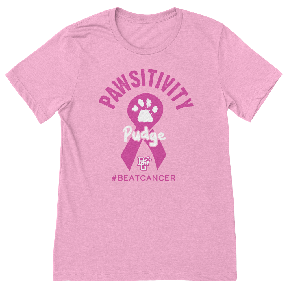 Pudge the Cat Bowling Green Cancer Awareness Relay for Life T-shirt