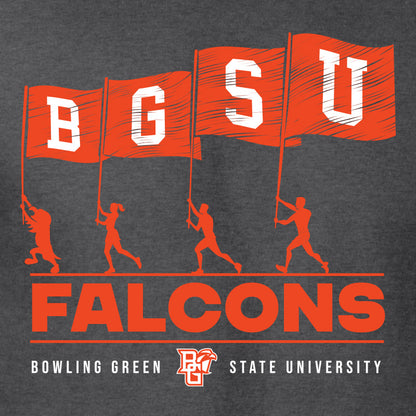 BGSU Falcons Football Flag Spirit T-shirt