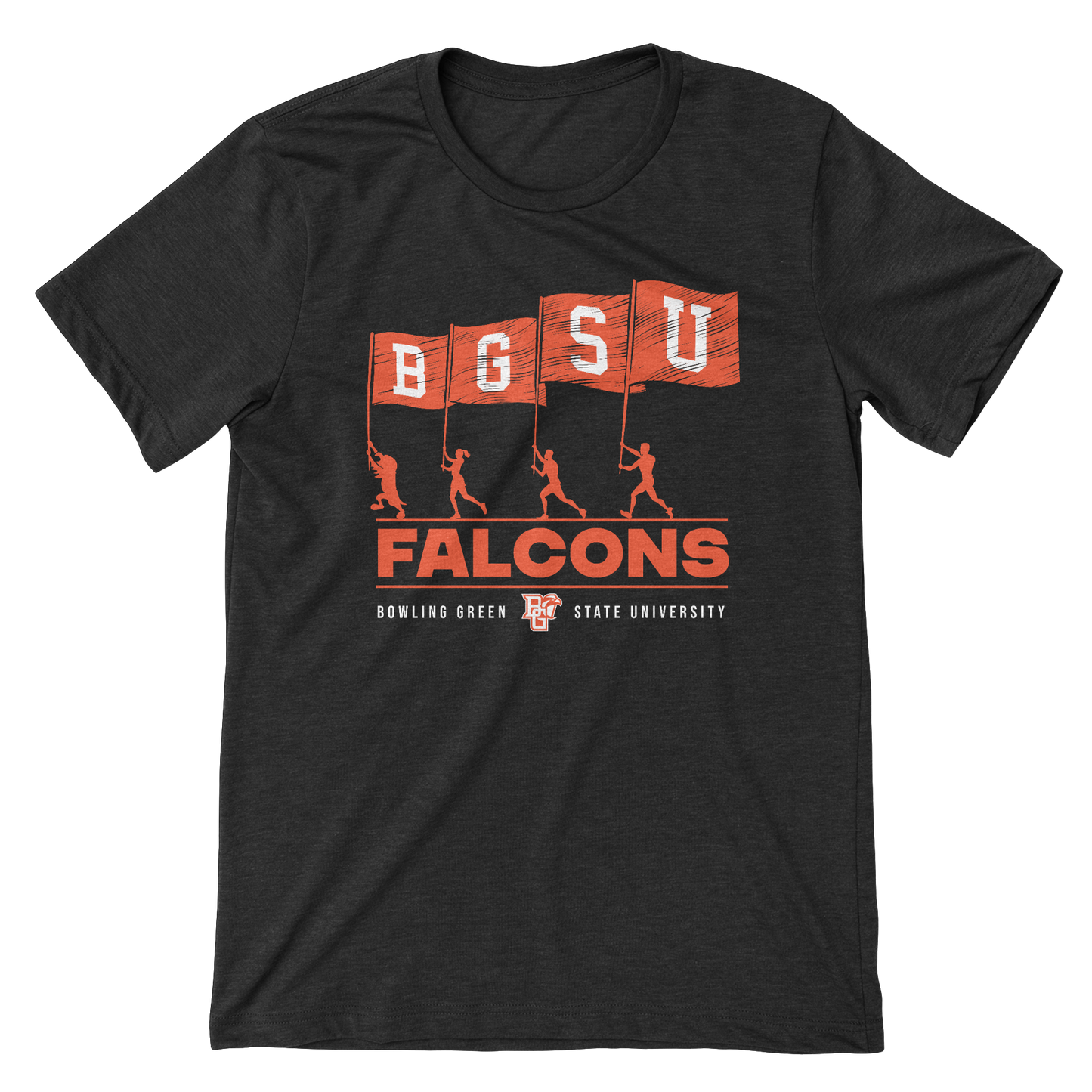 BGSU Falcons Football Flag Spirit T-shirt