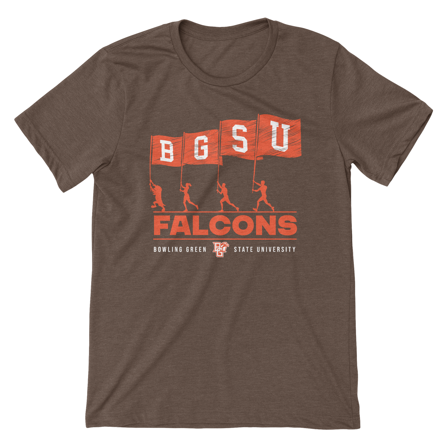 BGSU Falcons Football Flag Spirit T-shirt