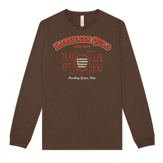 BGSU Harshman Quad Dorm Long Sleeve T-shirt