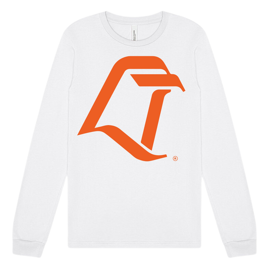 BGSU Vintage Logo LT Orange Long Sleeve