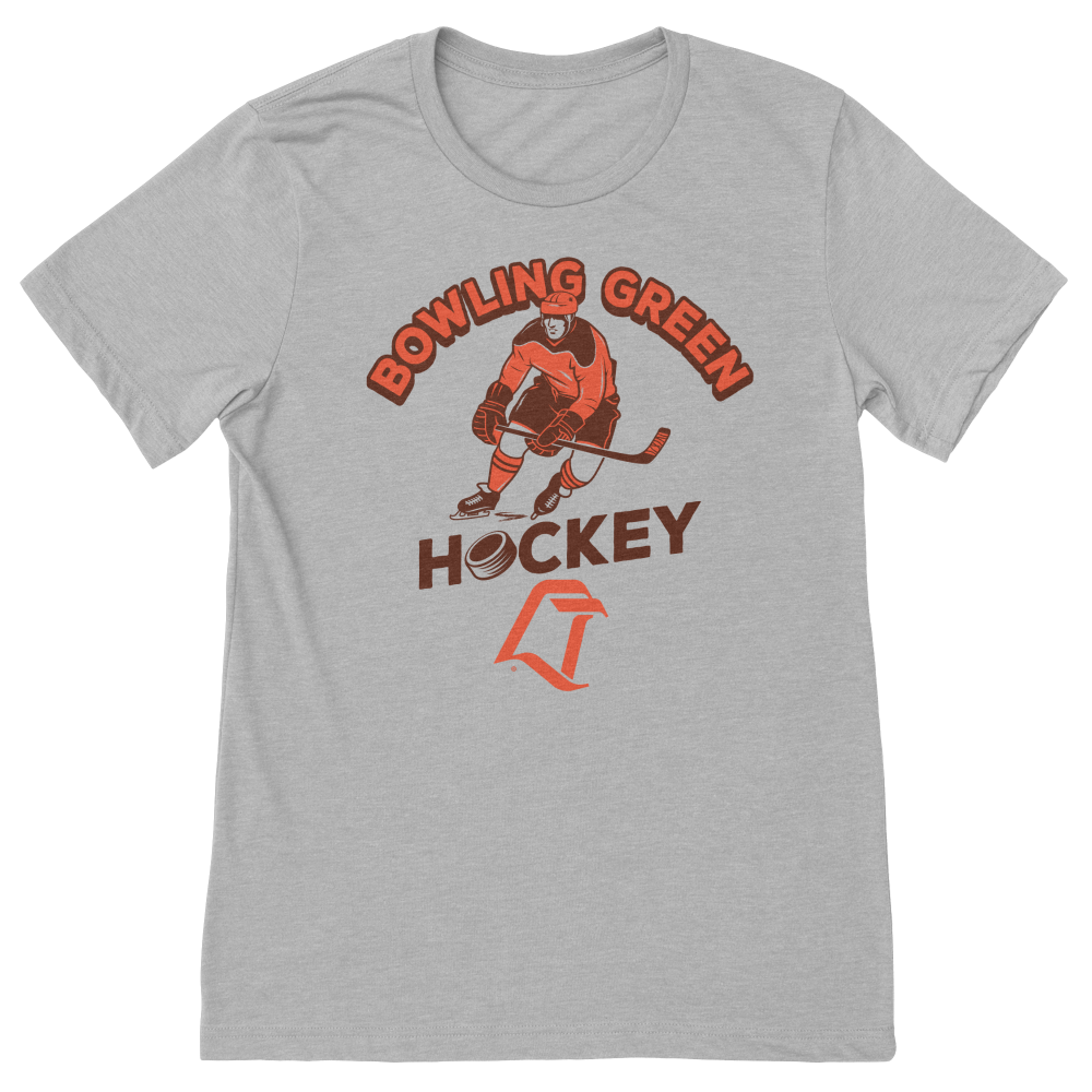 BGSU Falcons Hockey Vintage LT Logo T-Shirt