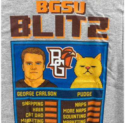 Bowling Green Pudge Cat George Carlson t-shirt