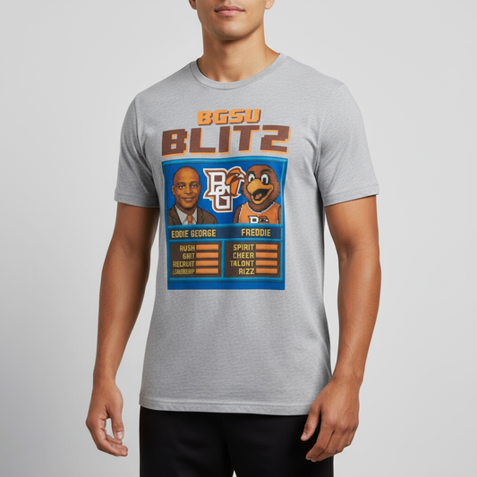 Eddie George Freddie Falcon T-shirt BGSU Blitz