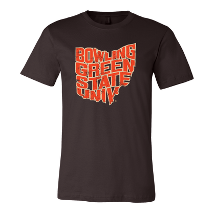 BGSU Falcons Ohio Pride T-Shirt Brown
