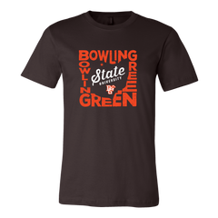 Bowling Green Falcons Ohio T-shirt Brown