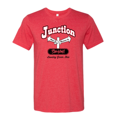 Bowling Green Tuxedo Junction Bar Vintage Logo T-Shirt Heather Red