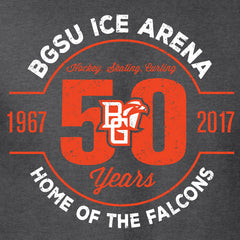 BGSU Falcons Ice Arena 50th Anniversary T-Shirt