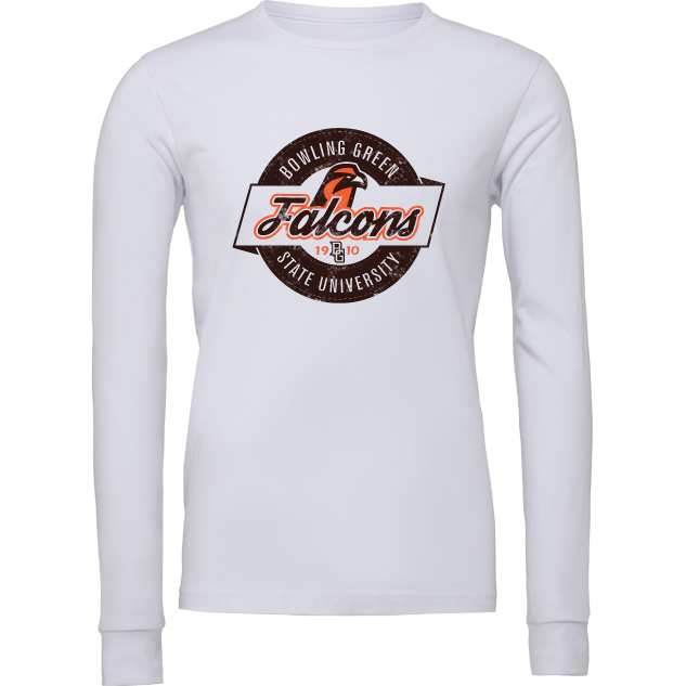 BG Memories LLC Bgsu Falcons Hockey Vintage Logo Long Sleeve T-Shirt XXL / Athletic Heather