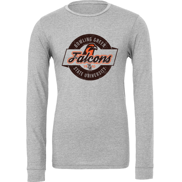 BGSU Falcons Long Sleeve Retro T-Shirt