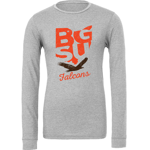 BGSU Falcons State Pride Long Sleeve T-Shirt