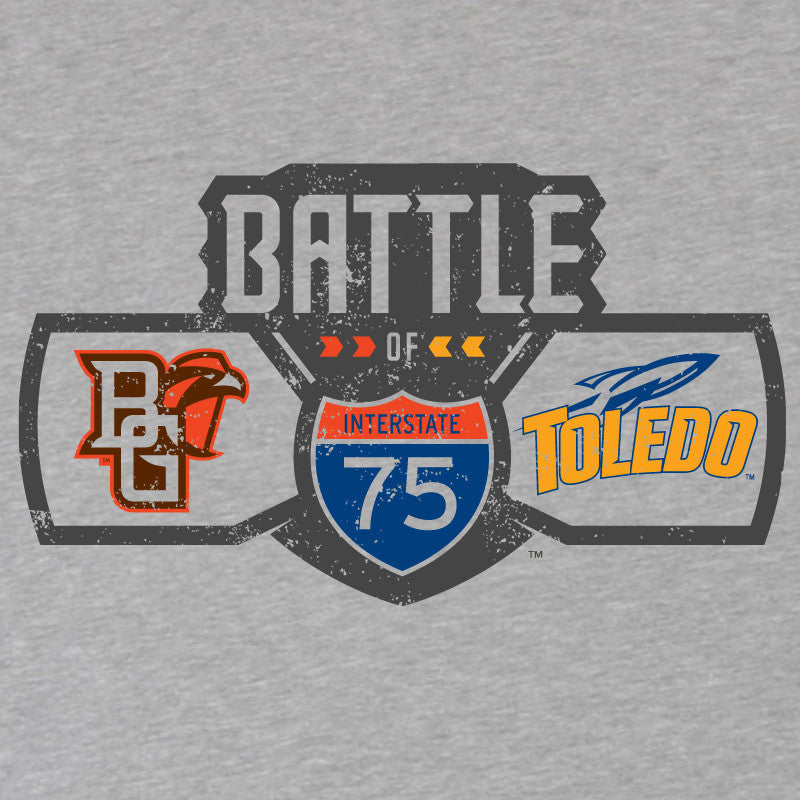 BGSU Falcons Toledo Rockets Football Battle of I-75 Rivaly Long Sleeve T-shirt
