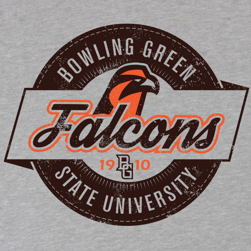 Bowling Green Falcons Retro Logo Design T-Shirt